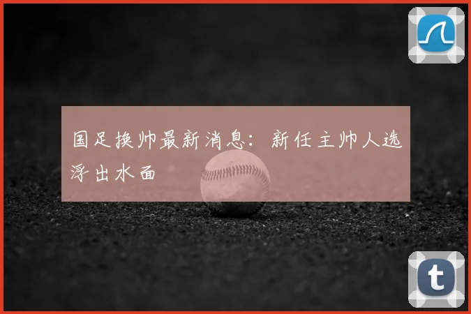 国足换帅最新消息：新任主帅人选浮出水面